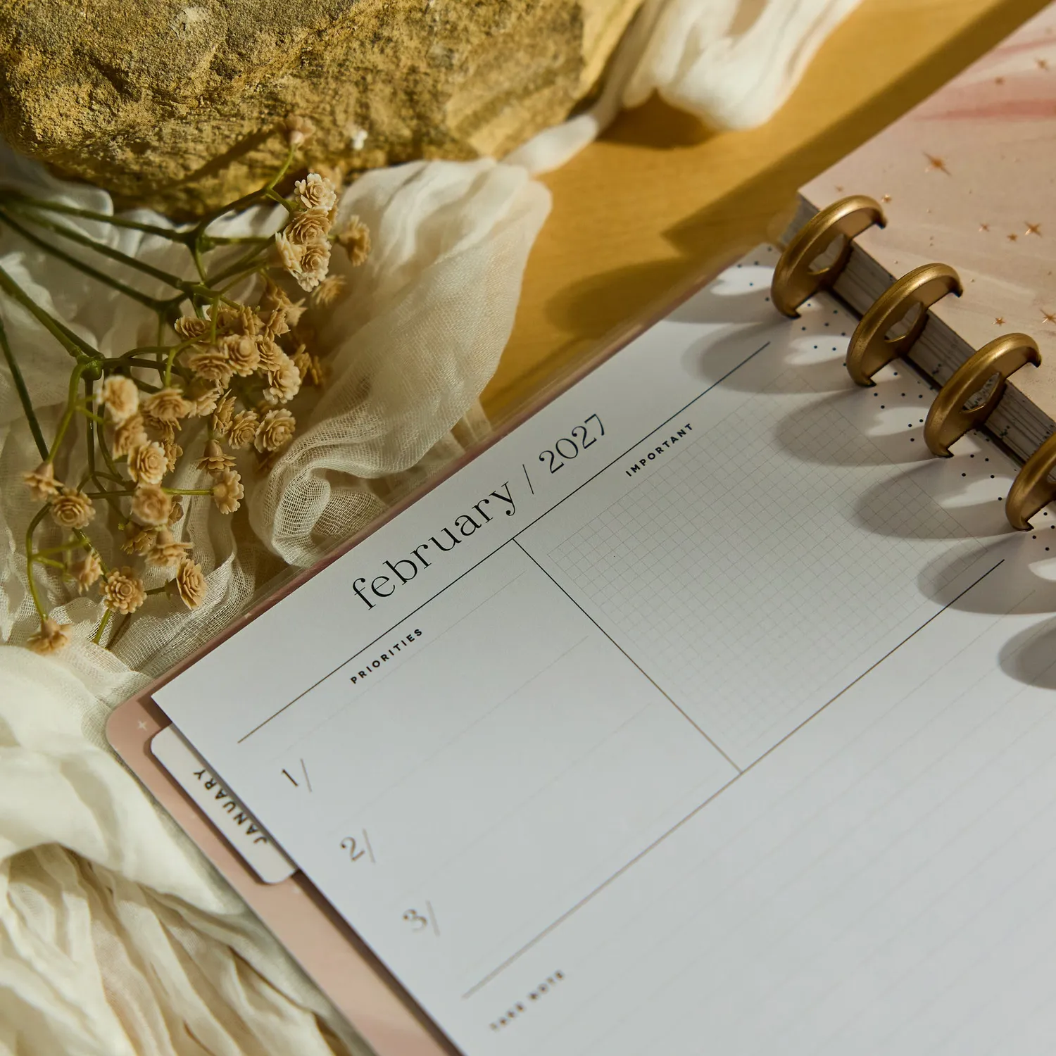 Me & my big ideas Happy Planner Starlit Glow agenda 2027 dashboard