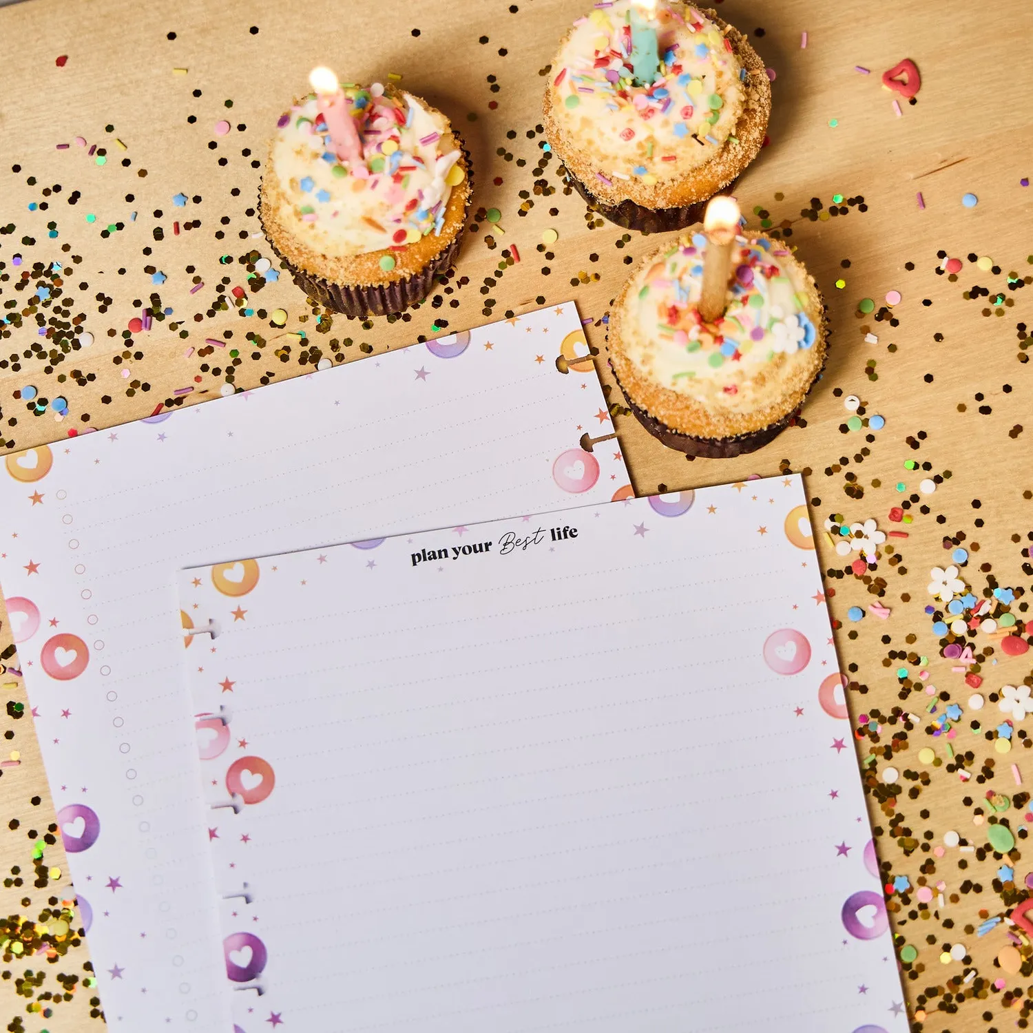 Happy Planner 10 Years recharge checklist Classic 40 feuilles ligné