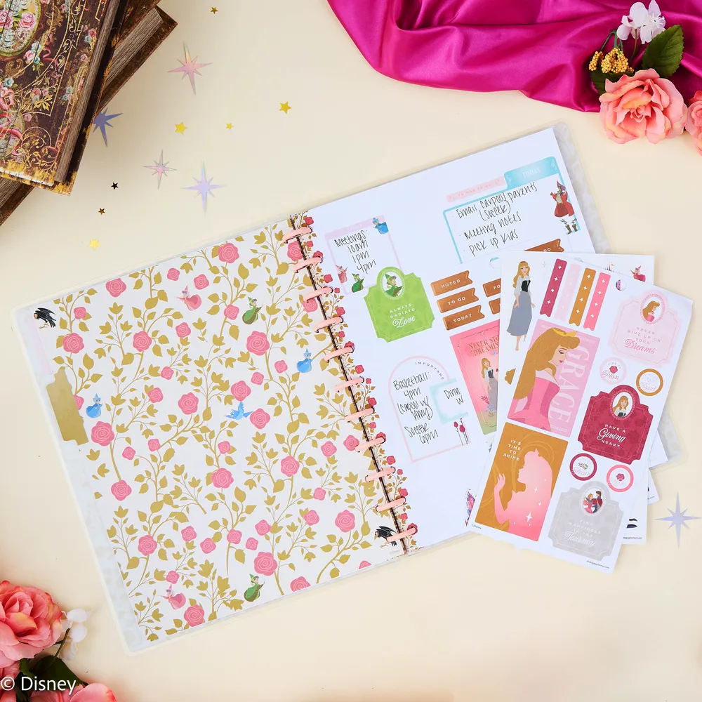 Happy Planner Disney Sleeping Beauty carnet pointillé Big 60 feuilles