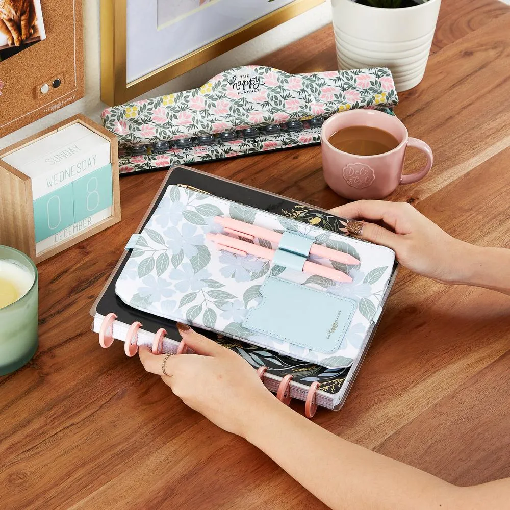 Happy Planner Homebody trousse zippée Classic fleurie