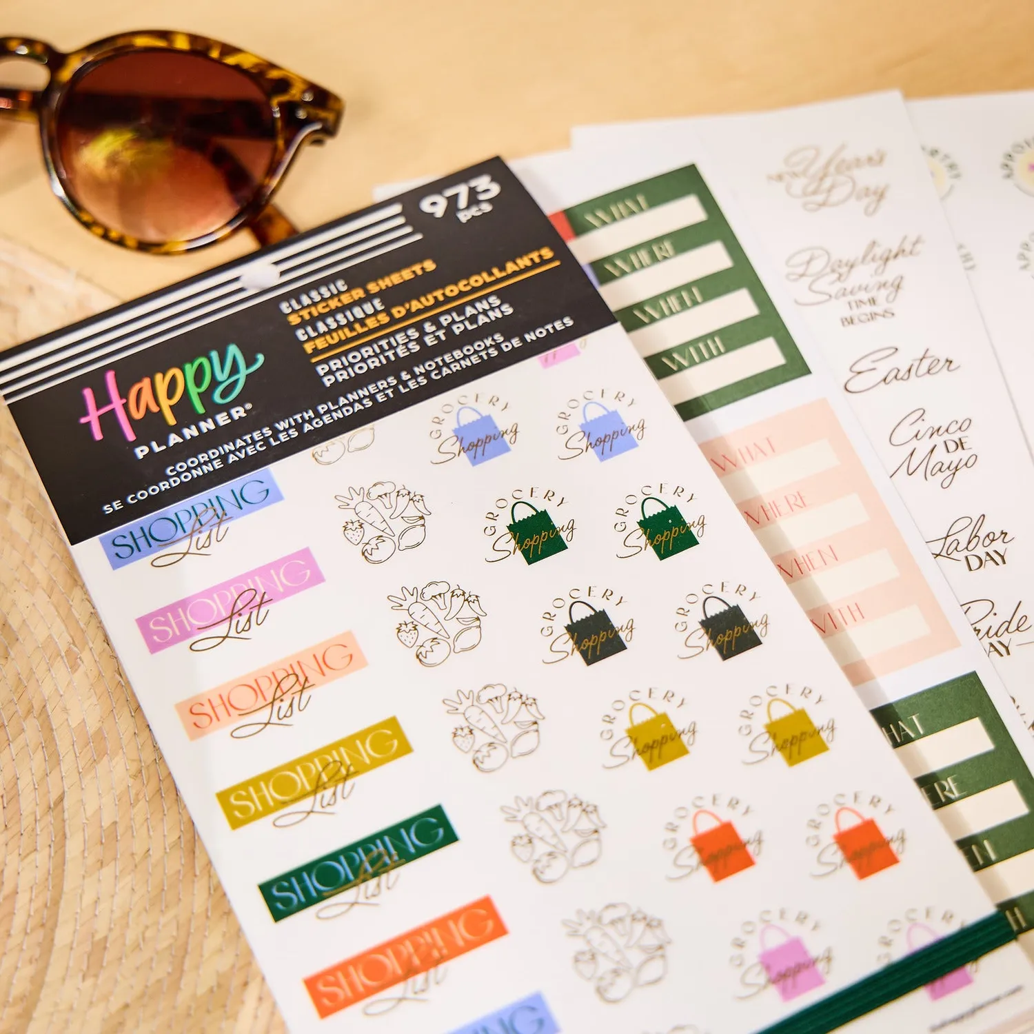 Happy Planner Priorities & Plans stickers Value Pack 973