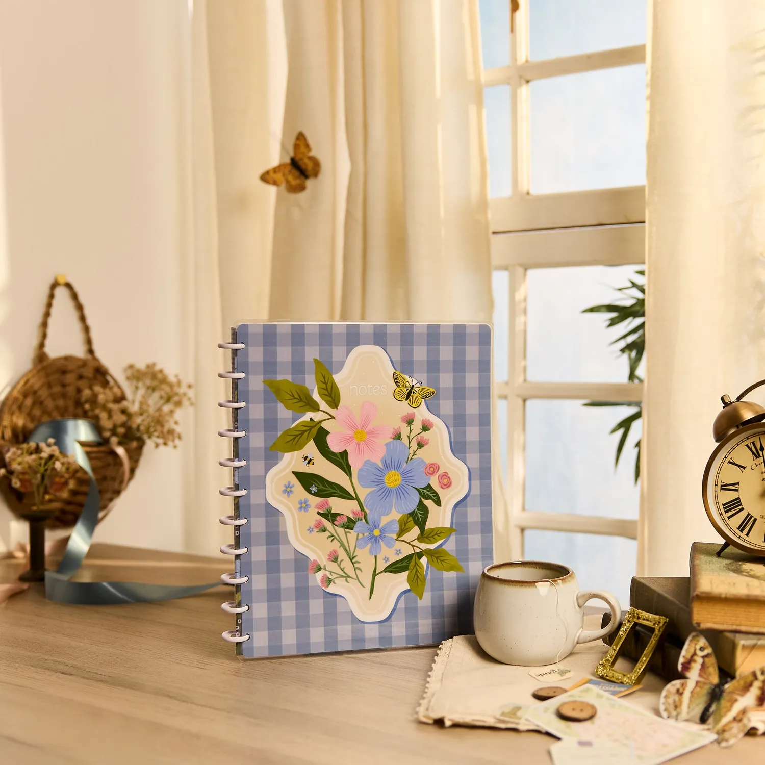 Happy Planner Country Charm carnet à anneaux Big 60 feuilles vichy