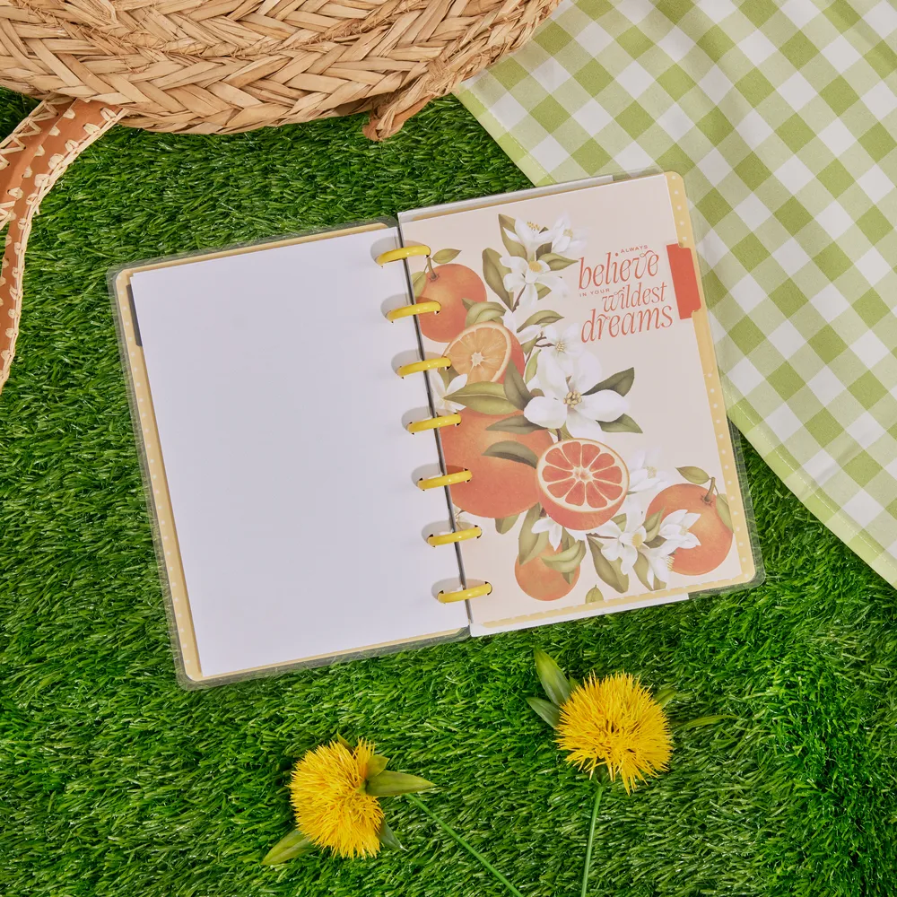 Happy Planner Fruit & Flora Mini carnet 60 feuilles pointillé