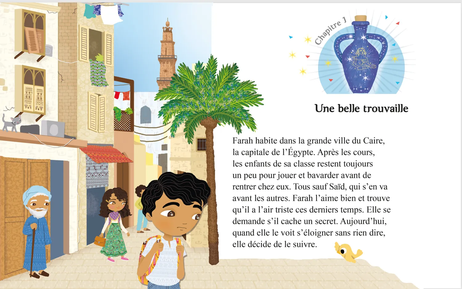 Frigobloc Minimiki Farah promesse du sphinx livre Égypte