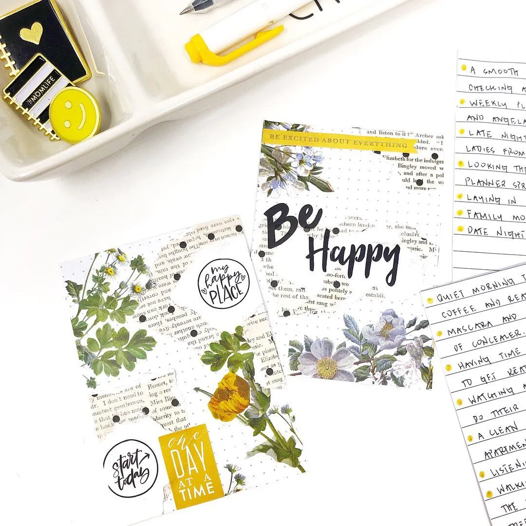 Happy Planner Radiate Positivity pins émail lot de 3