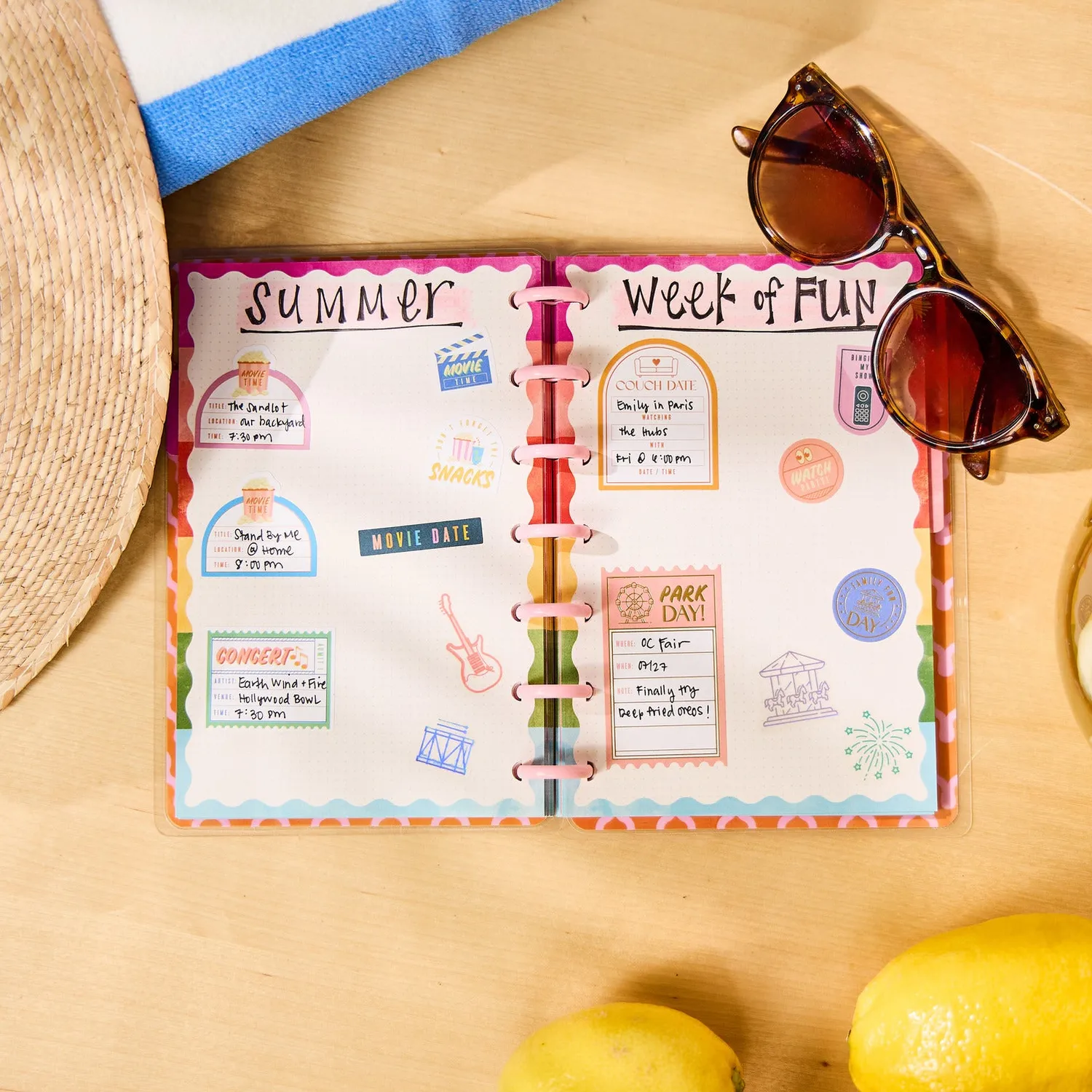 Me & my big ideas Palm Beach carnet mini pointillé 60 feuilles