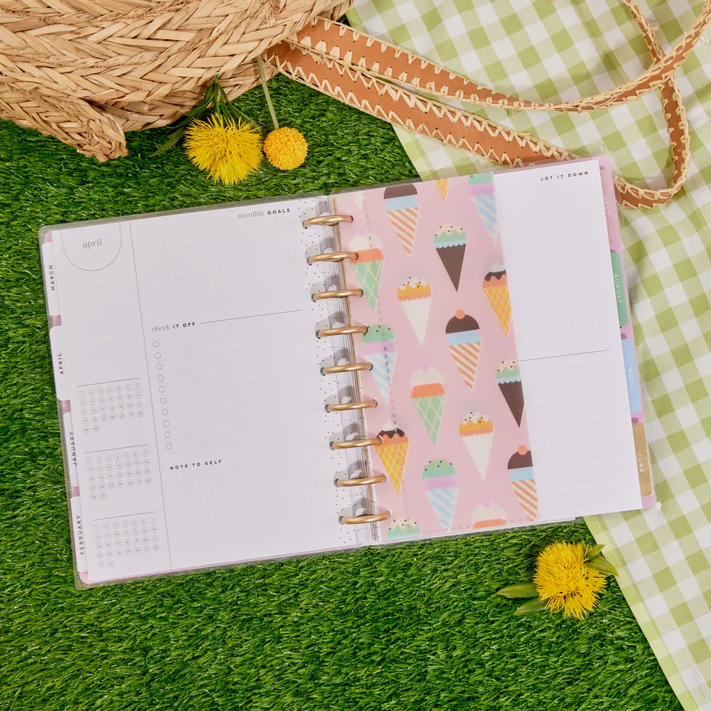 Happy Planner Boardwalk Ice Cream enveloppes x3 Classic