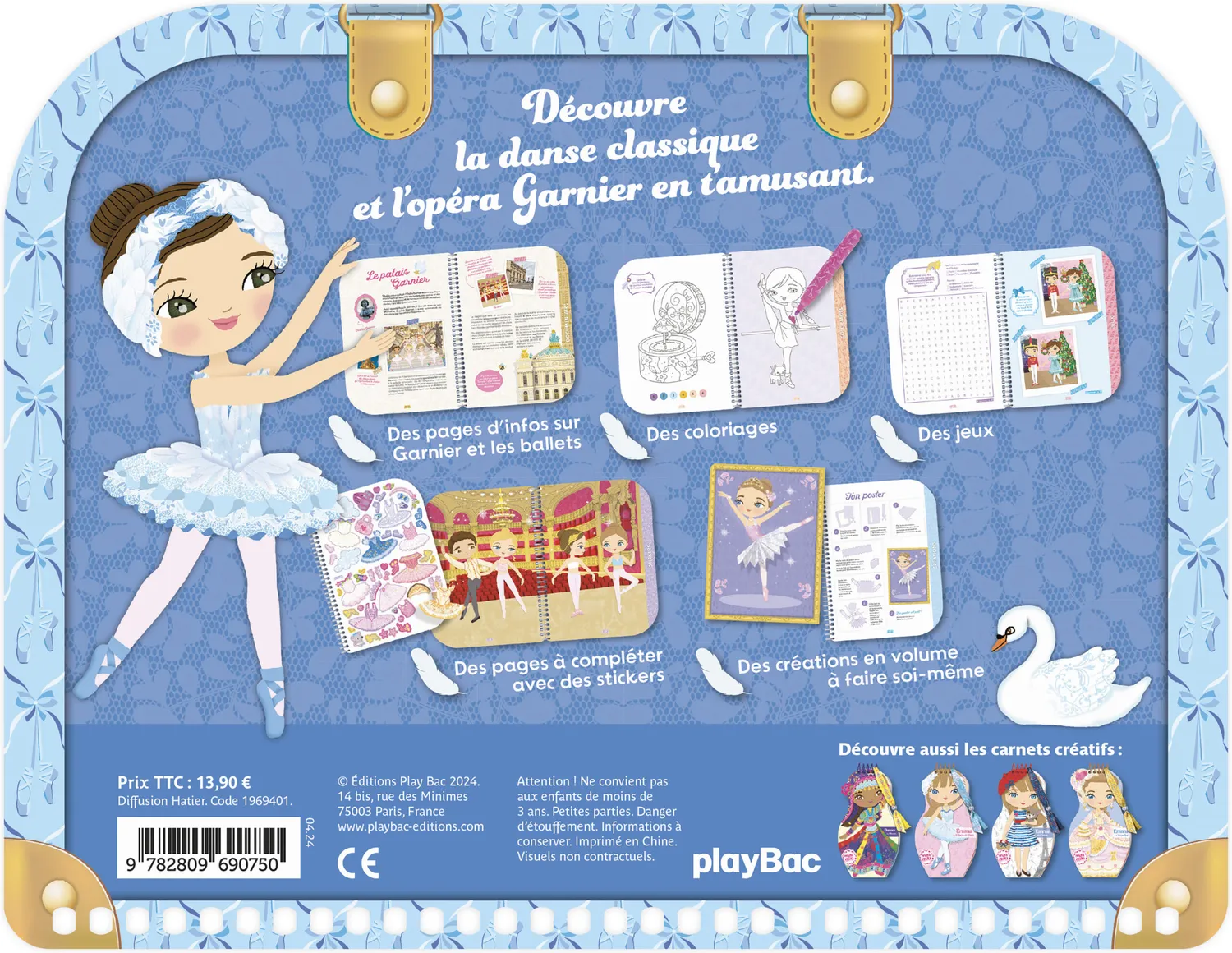 Frigobloc Minimiki Danse à l'Opéra cahier d'activités 220 stickers