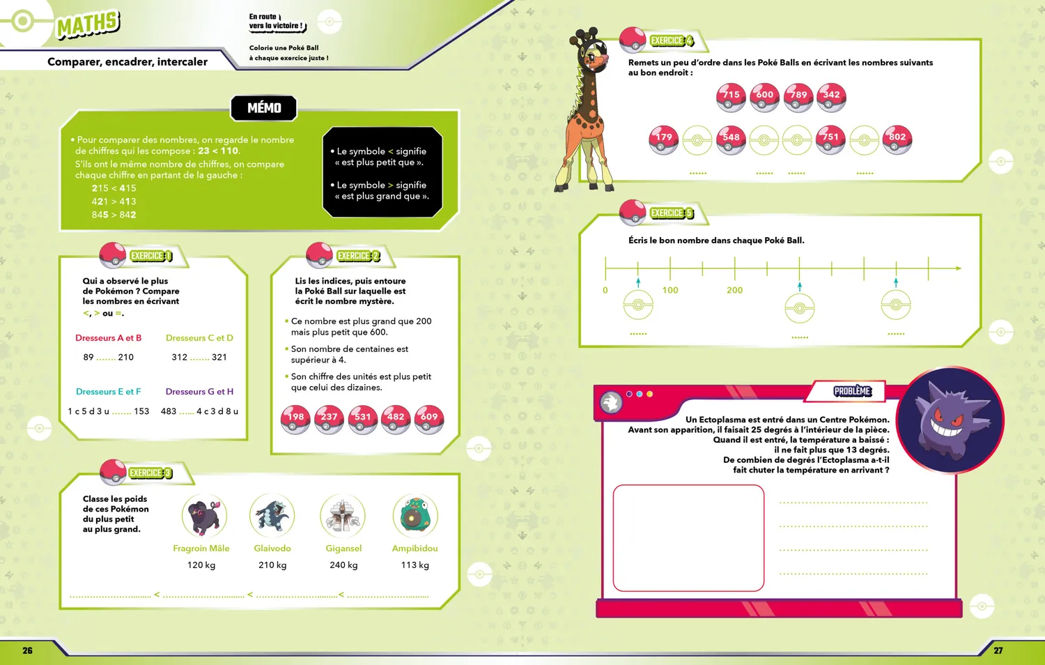 Les Incollables Pokémon Toute mon année de CE1 cahier CE1