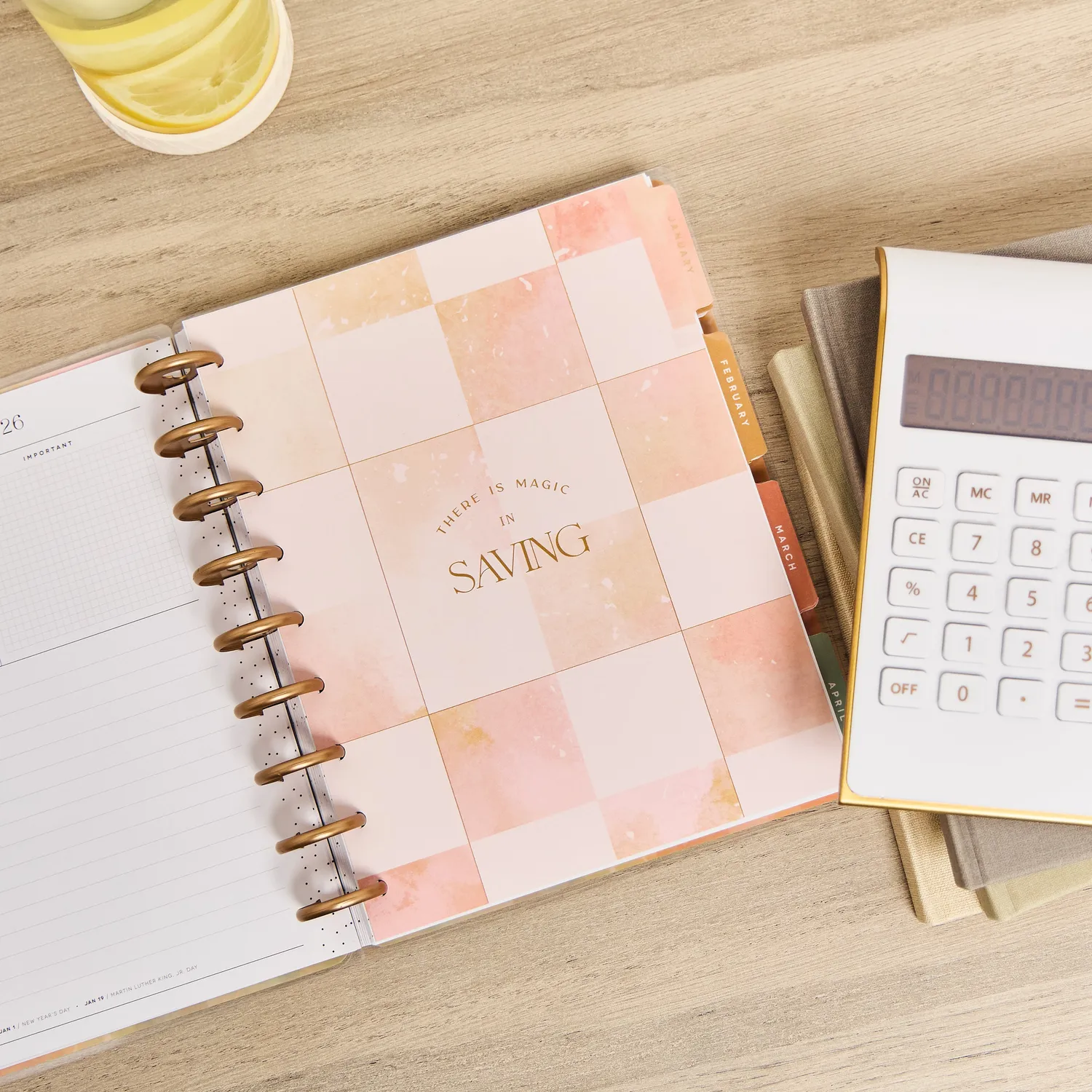 Happy Planner 2026 Canvas agenda budget Classic 12 mois