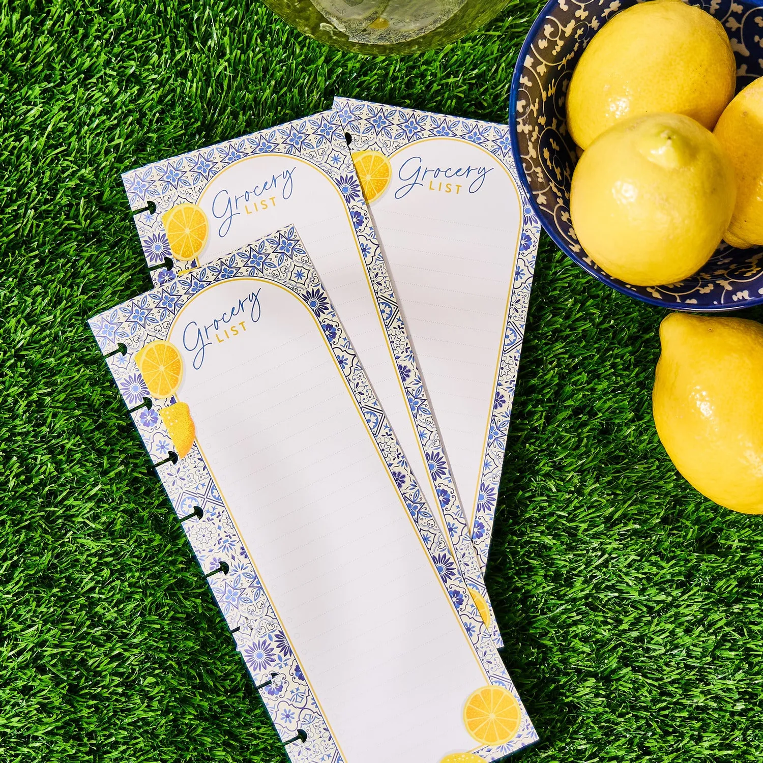 Me & my big ideas Happy Planner Tuscan Table recharge menus 40 feuilles