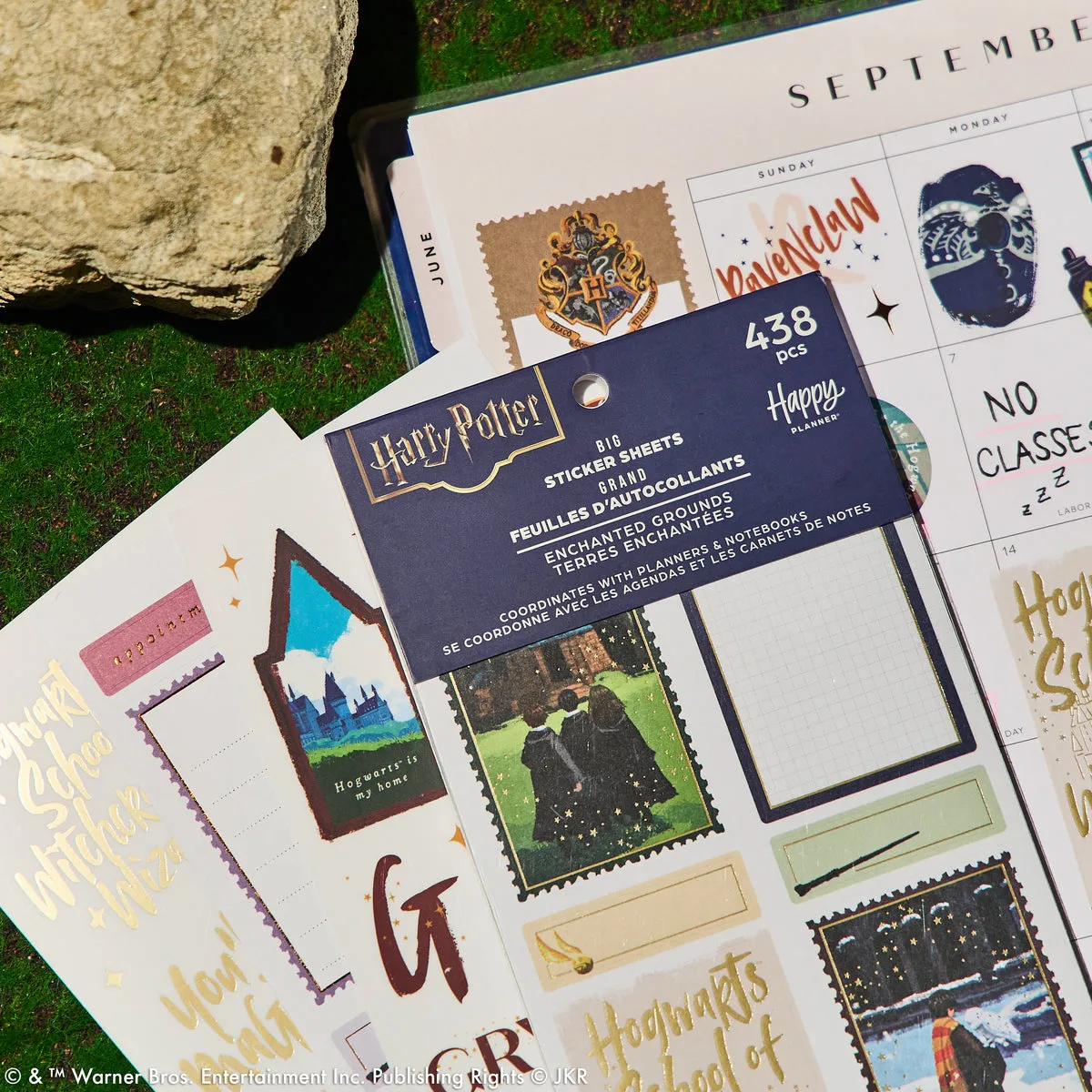 Happy Planner Harry Potter stickers Big Enchanted Grounds 434