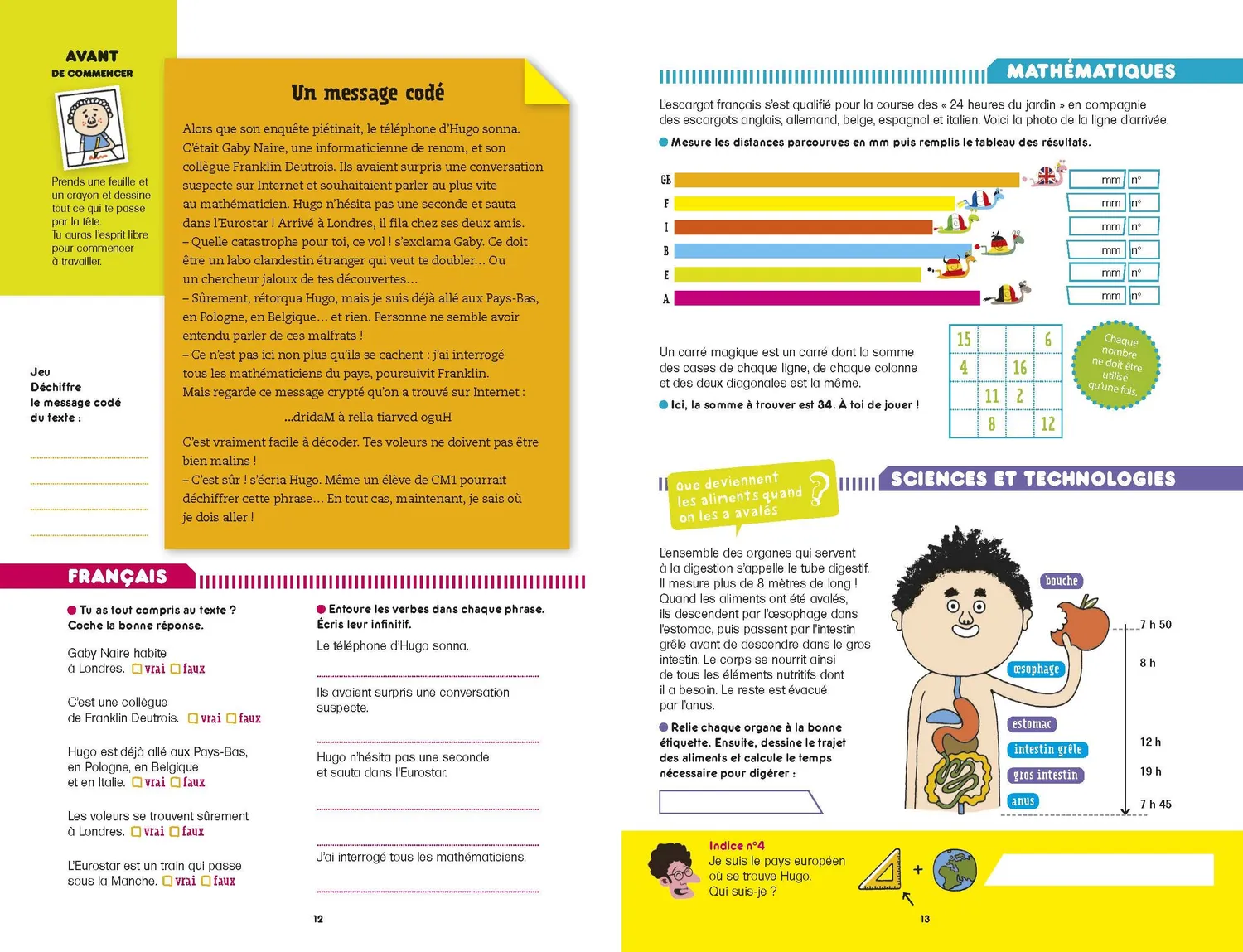 Les Incollables CM1-CM2 cahier de vacances 2018 révisions