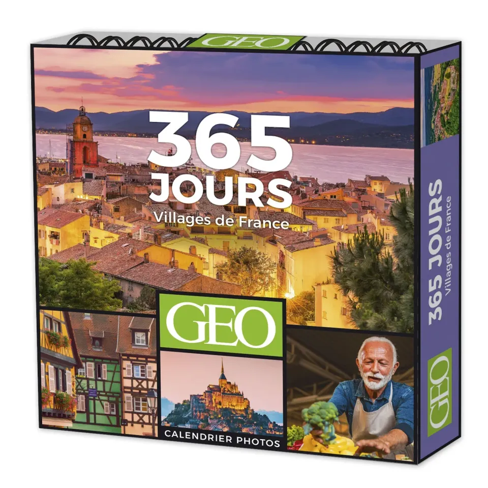 GEO Villages de France remarquables calendrier 365 jours