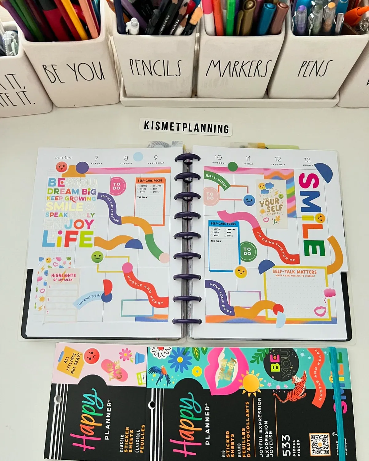Happy Planner Joyful Expression stickers Big 530 couleur
