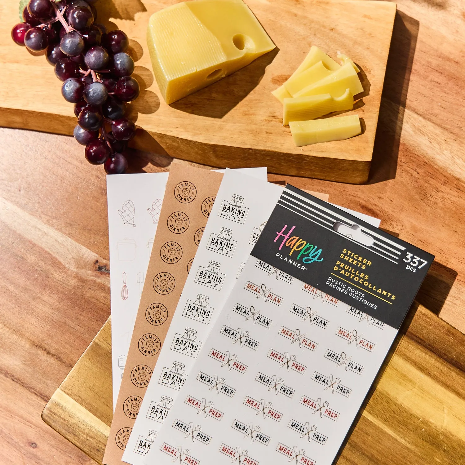 Me & my big ideas Rustic Roots Meal Planning stickers 10 feuilles