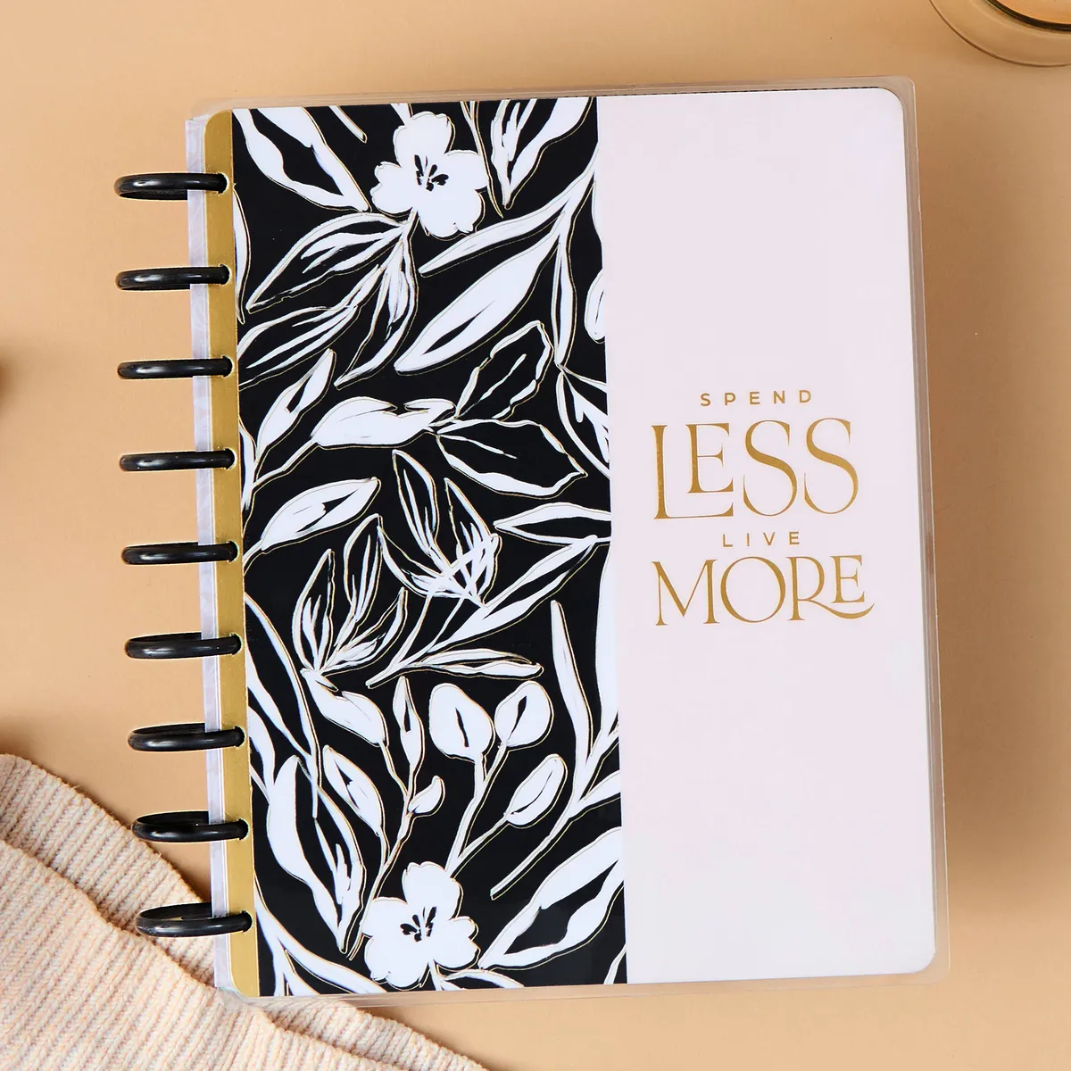 Happy Planner Sketchy Floral journal budget guidé 80 pages