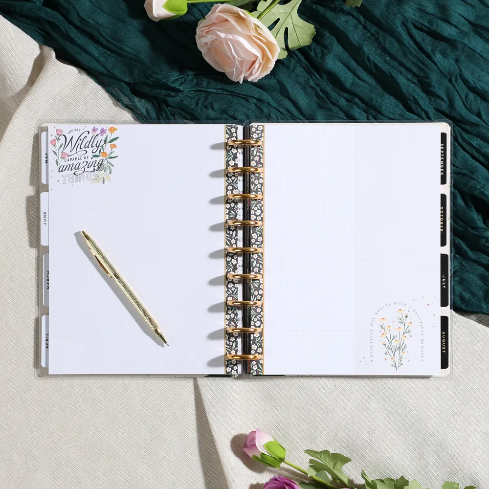 Happy Planner Moody Blooms papier Classic 40 feuilles