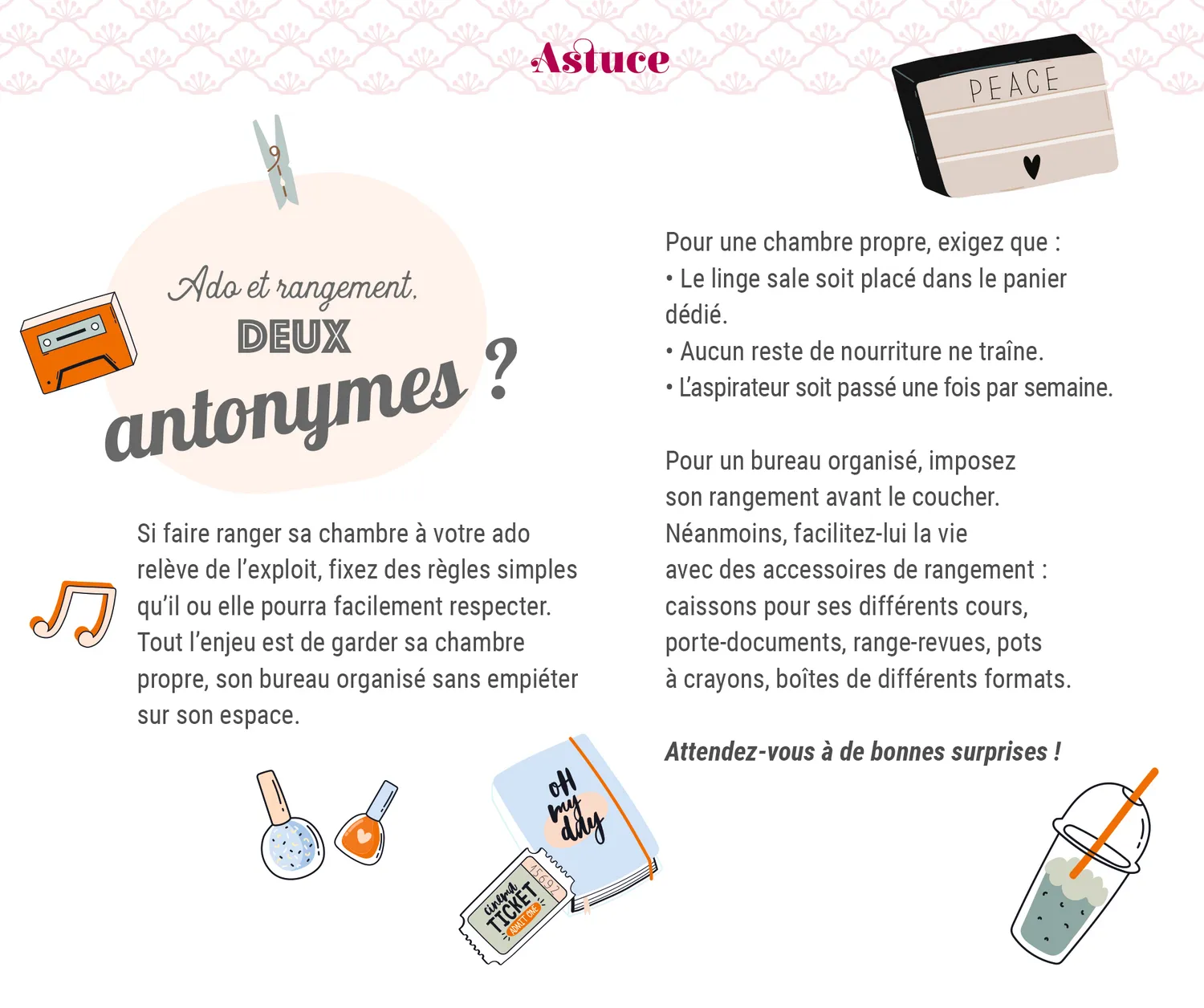 Frigobloc Hebdomadaire 2024 Maison zen calendrier familial
