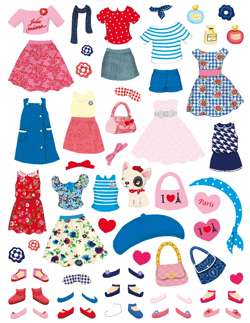Frigobloc Minimiki Habille Emma en France stickers nouvelle édition