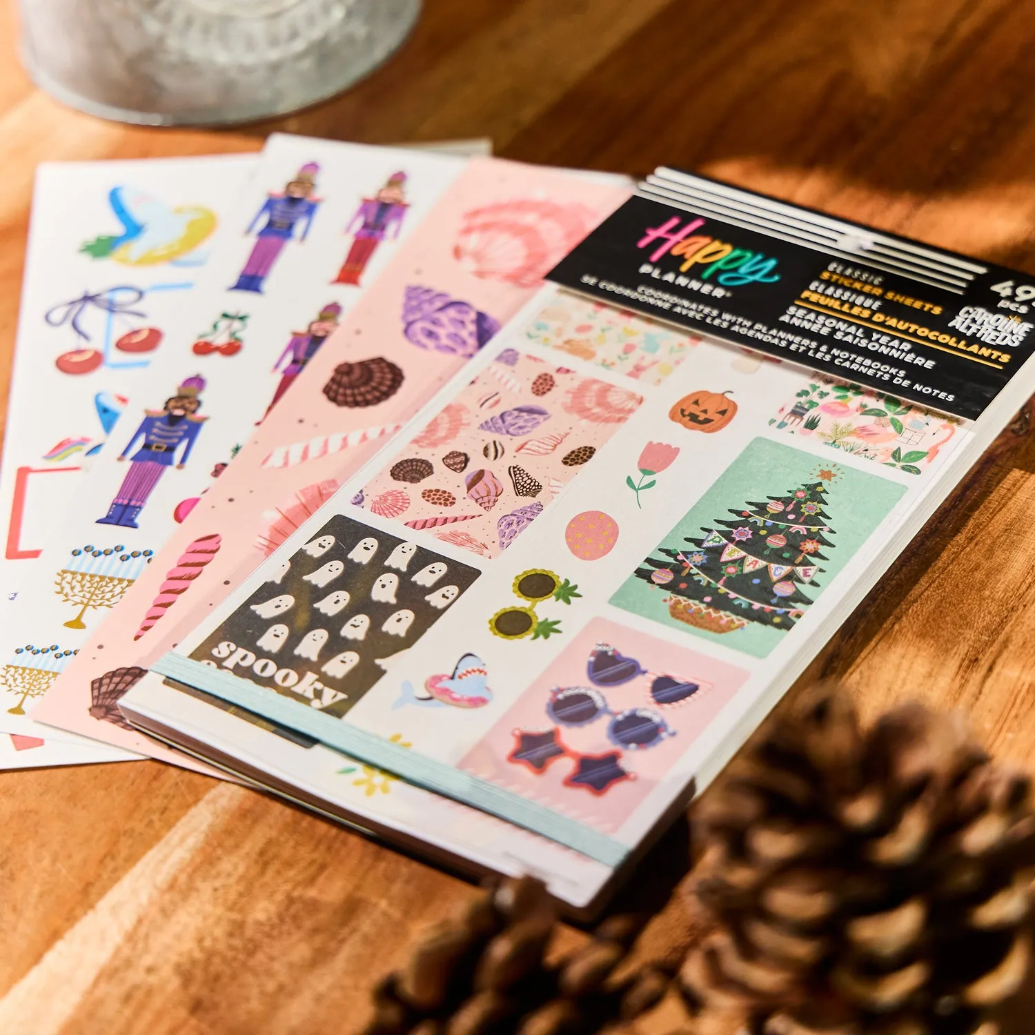 Me & my big ideas Seasonal Year stickers value pack 30 feuilles