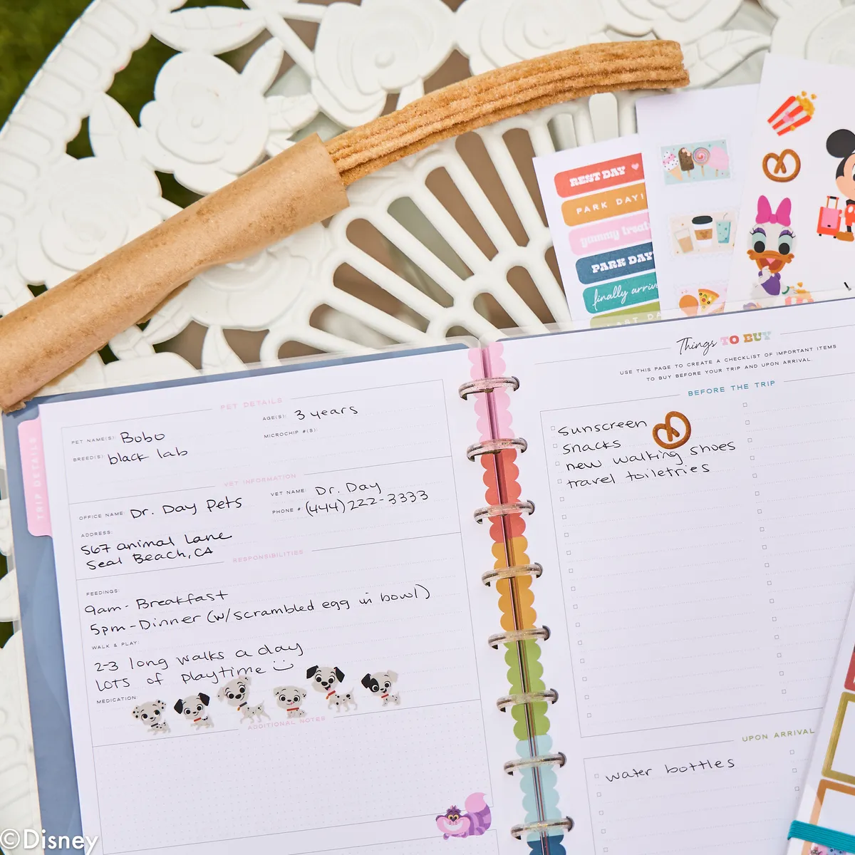 Happy Planner Disney Day Adventures coffret Be Happy Box
