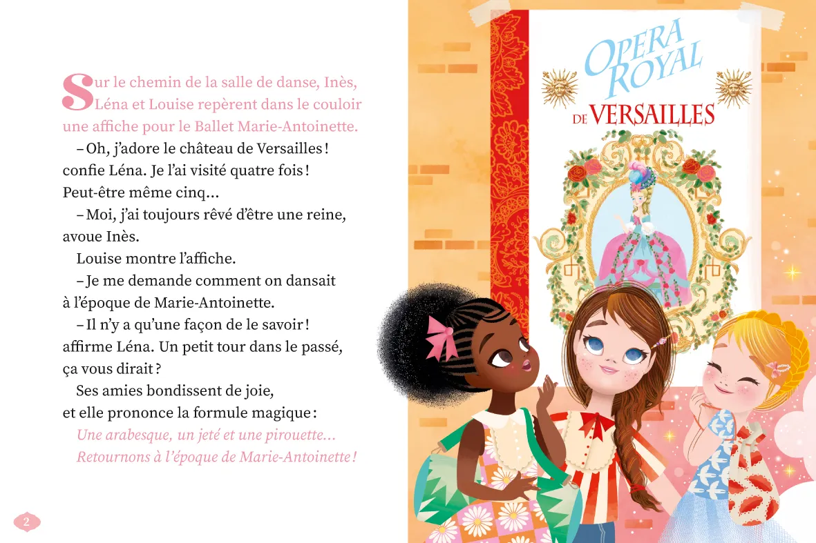 Frigobloc Une deux trois Danseuses Tome 13 roman Versailles