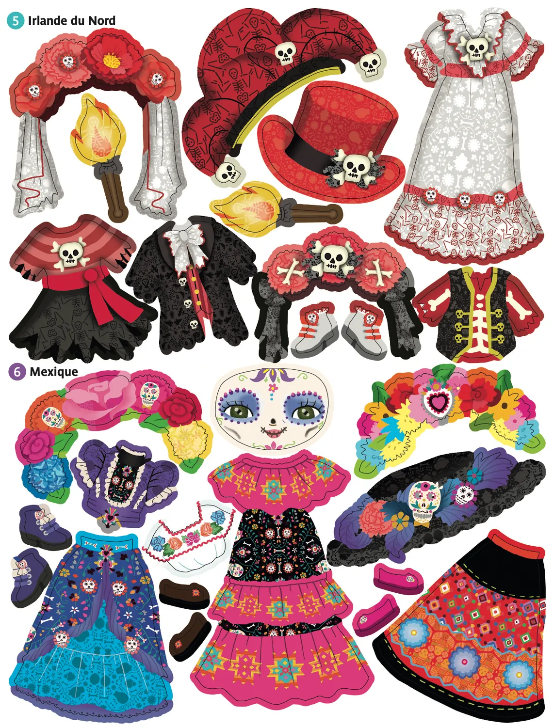 Frigobloc Minimiki Mes stickers Halloween livre stickers 300 stickers