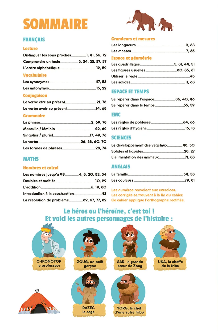 Frigobloc Les Incollables dont tu es le héros 2026 cahier vacances CP-CE1