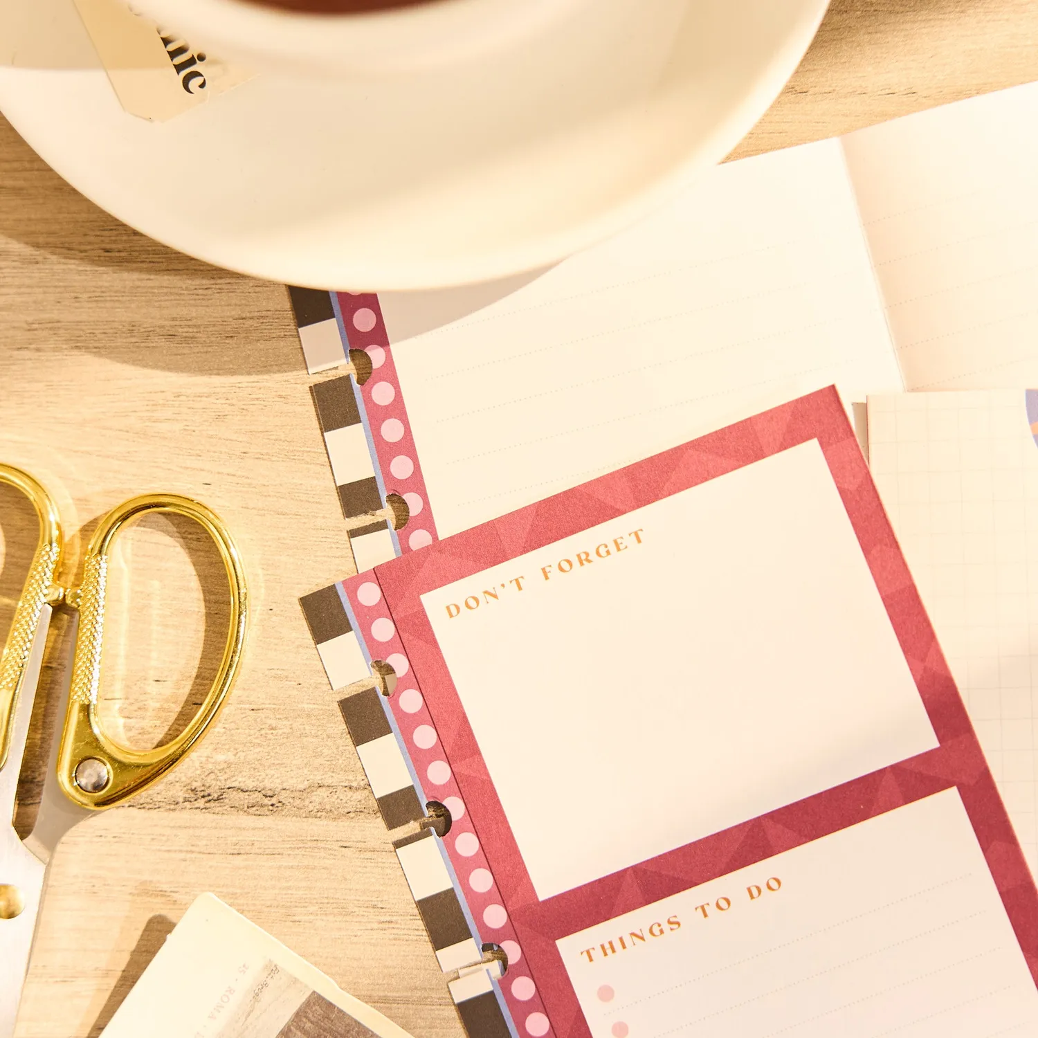 Happy Planner Horizon Lines recharge classic 40 feuilles pointillées