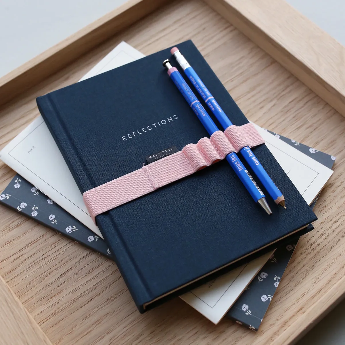 Kartotek Reflections journal guidé bleu nuit