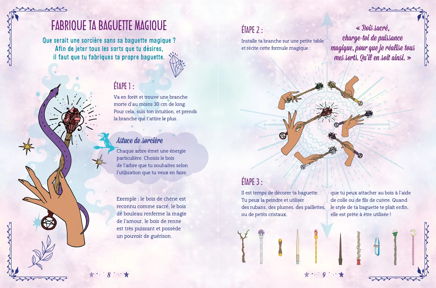 Frigobloc Ce carnet est ensorcelé carnet magique 8-12 ans