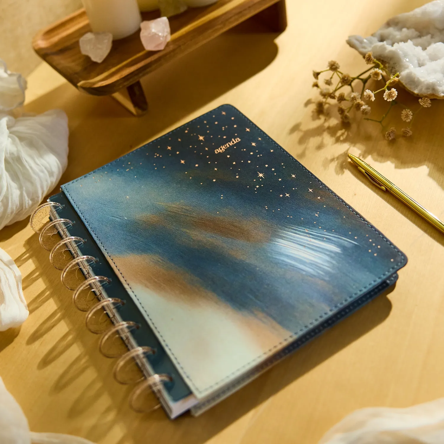 Happy Planner Starlit Glow 2027 agenda Classic vertical