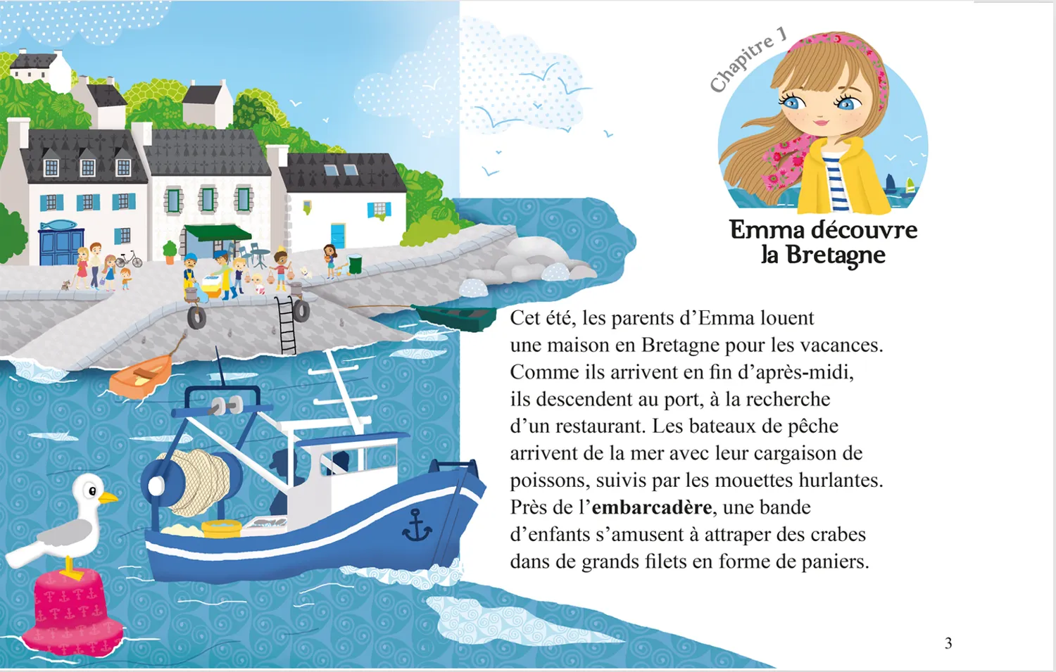 Frigobloc Minimiki Emma et la légende de la sirène roman 6 ans