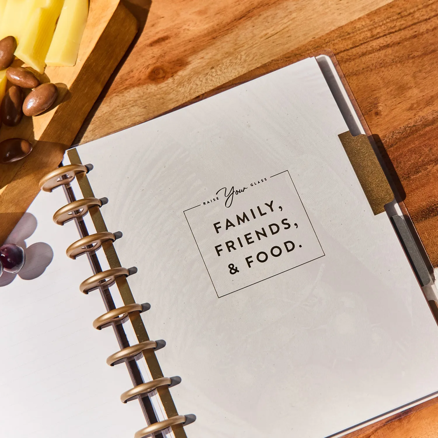 Happy Planner Rustic Roots journal repas Classic 80 pages