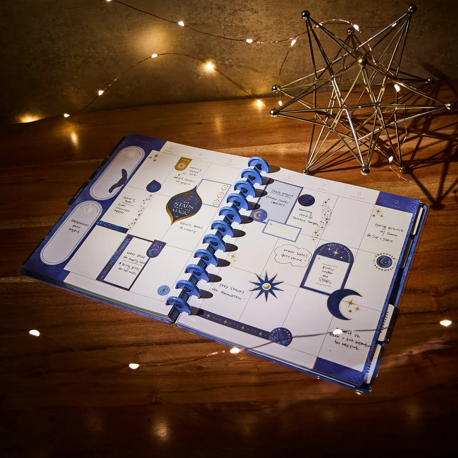 Happy Planner Star Signs 2026 agenda vertical Big 12 mois astrologie
