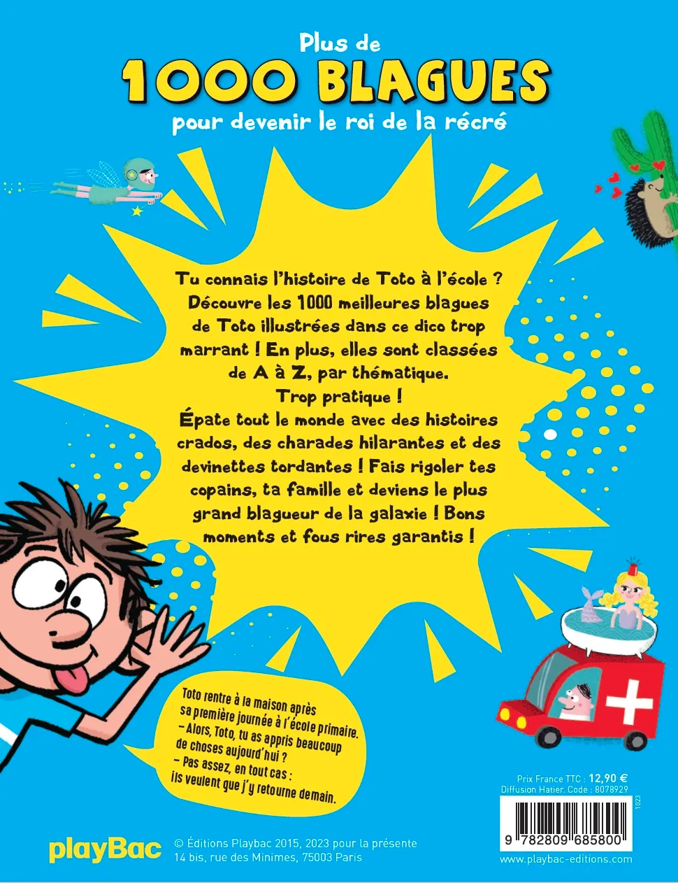 Frigobloc Le Dico des blagues Toto livre dès 7 ans