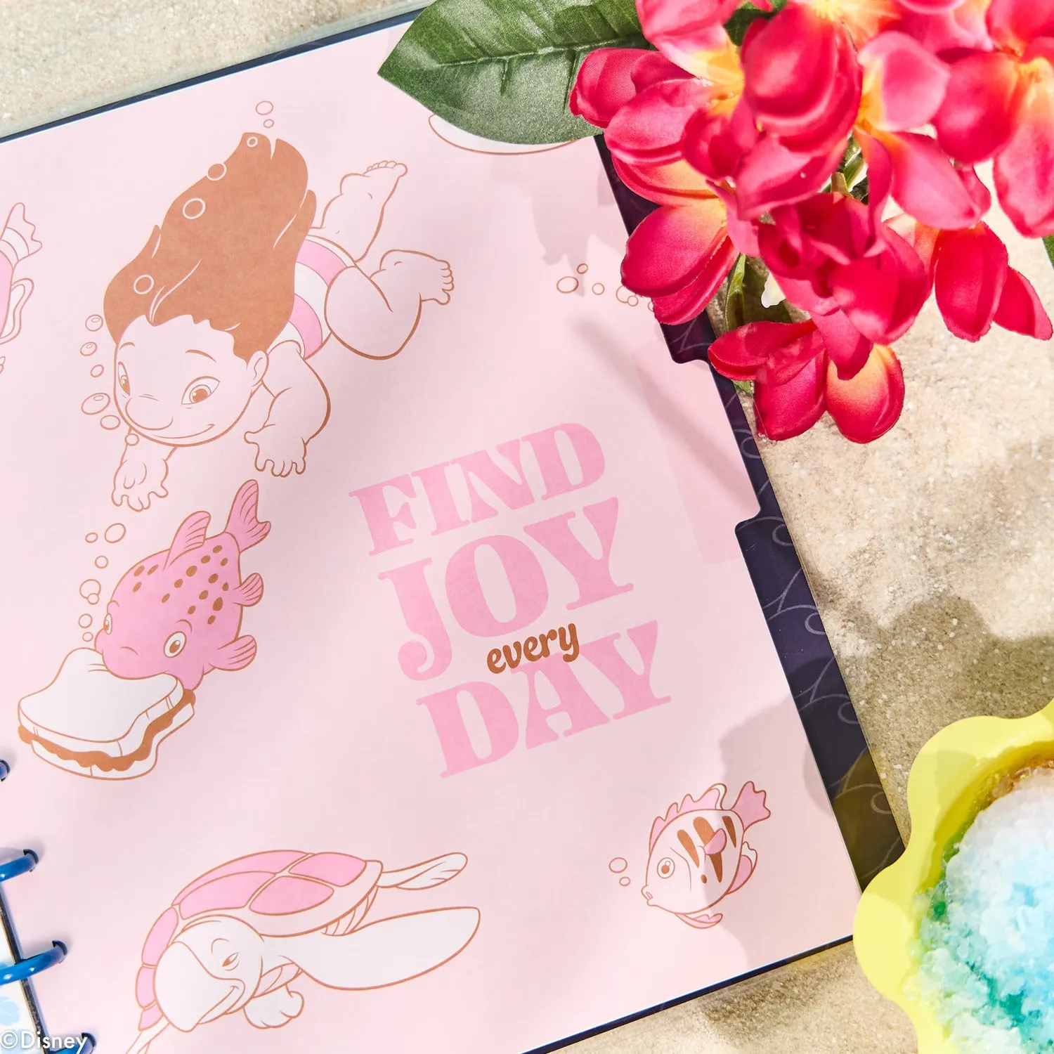 Happy Planner Lilo & Stitch carnet big pointillé ligné 60 feuilles