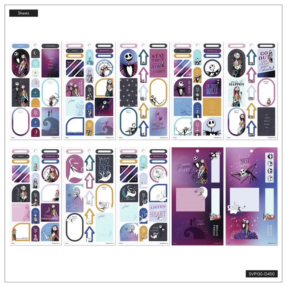 Happy Planner Nightmare Before Christmas stickers celestial x464