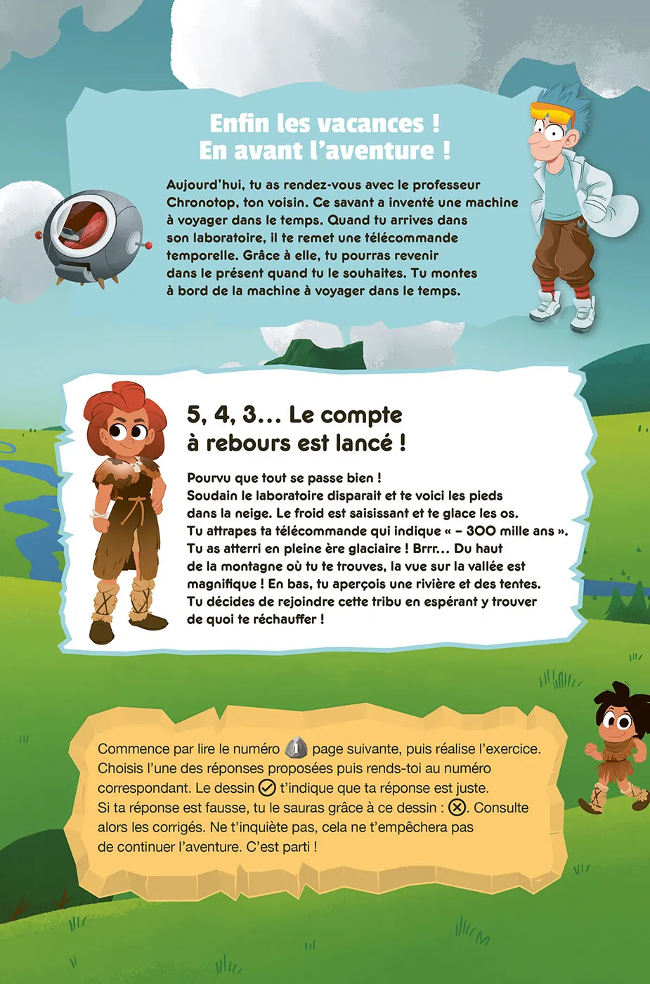 Frigobloc Les Incollables dont tu es le héros 2026 cahier vacances CP-CE1