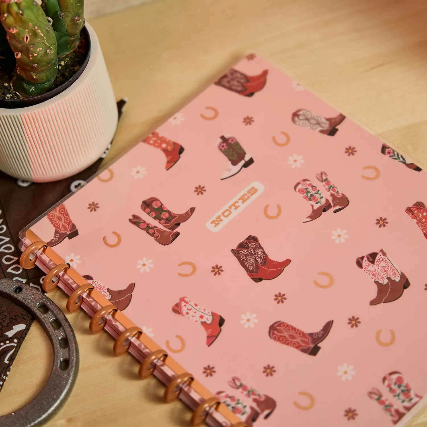 Me & my big ideas Western Bloom carnet grand pointillé 60 feuilles