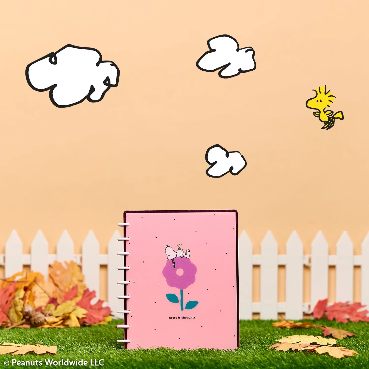 Happy Planner Peanuts Snoopy carnet pointillé Classic 60 feuilles