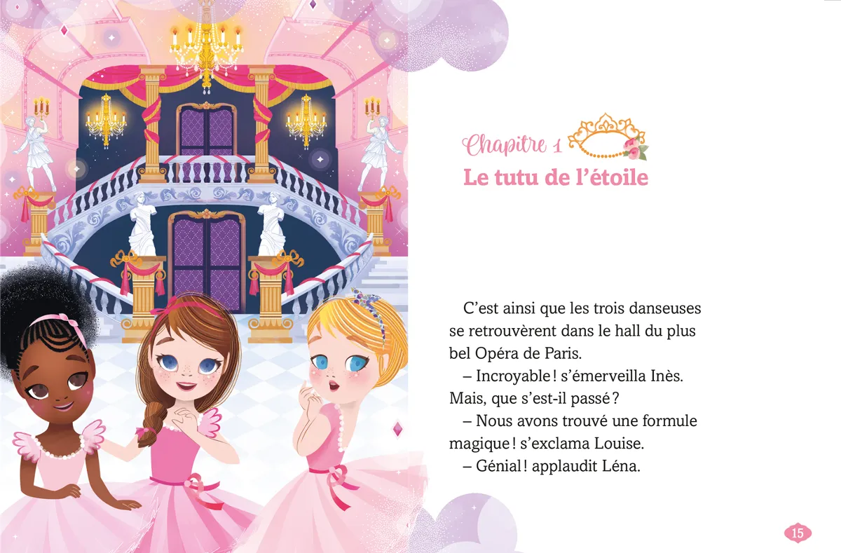 Frigobloc Une deux trois Danseuses roman ballerines 5 histoires