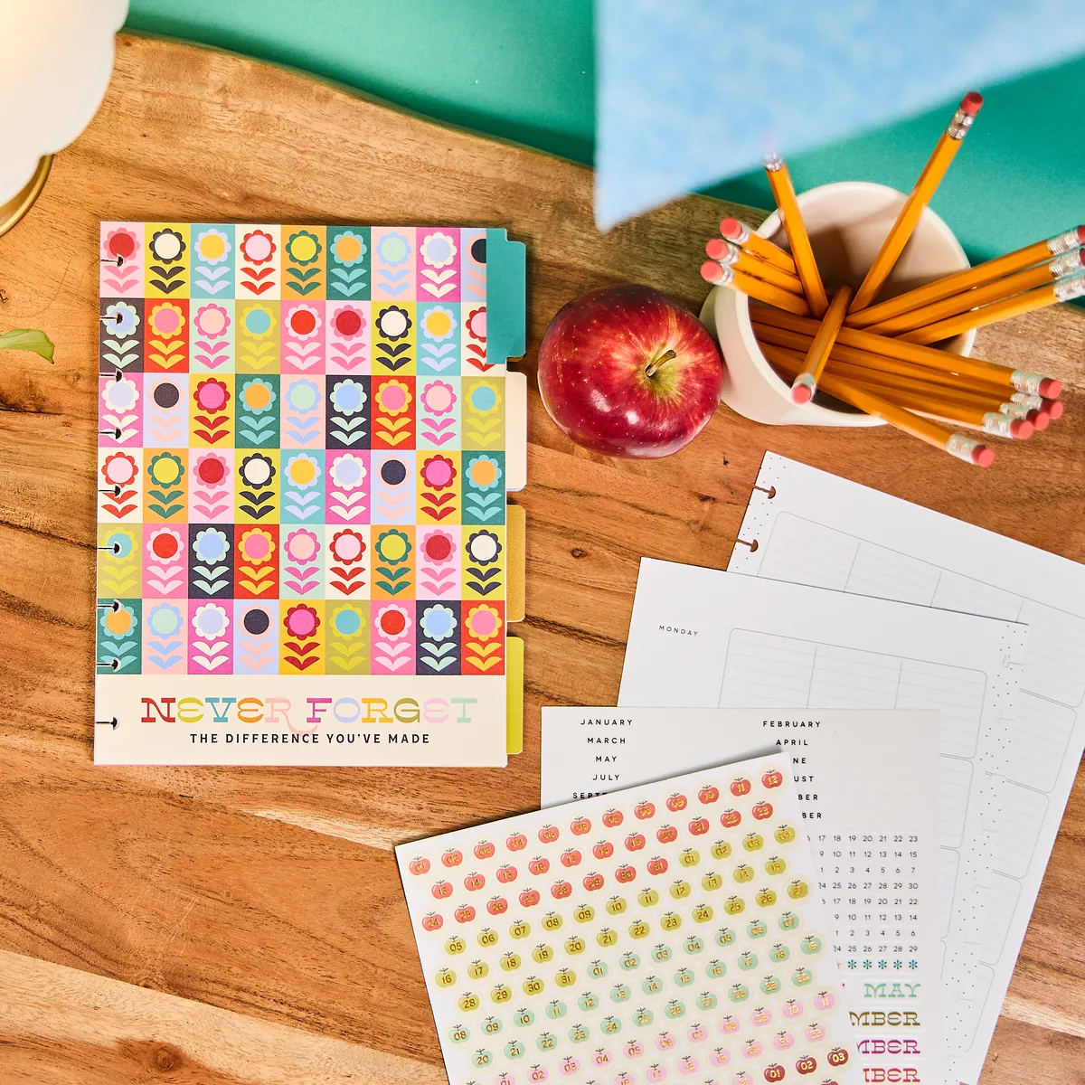 Happy Planner Mod Teacher extension classic 6 mois 501 pcs