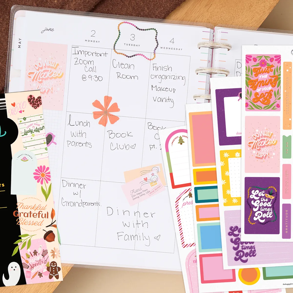 Happy Planner Seasons of Joy stickers 30 planches 747 motifs saisonniers