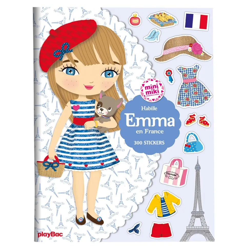 Frigobloc Minimiki Habille Emma en France stickers nouvelle édition