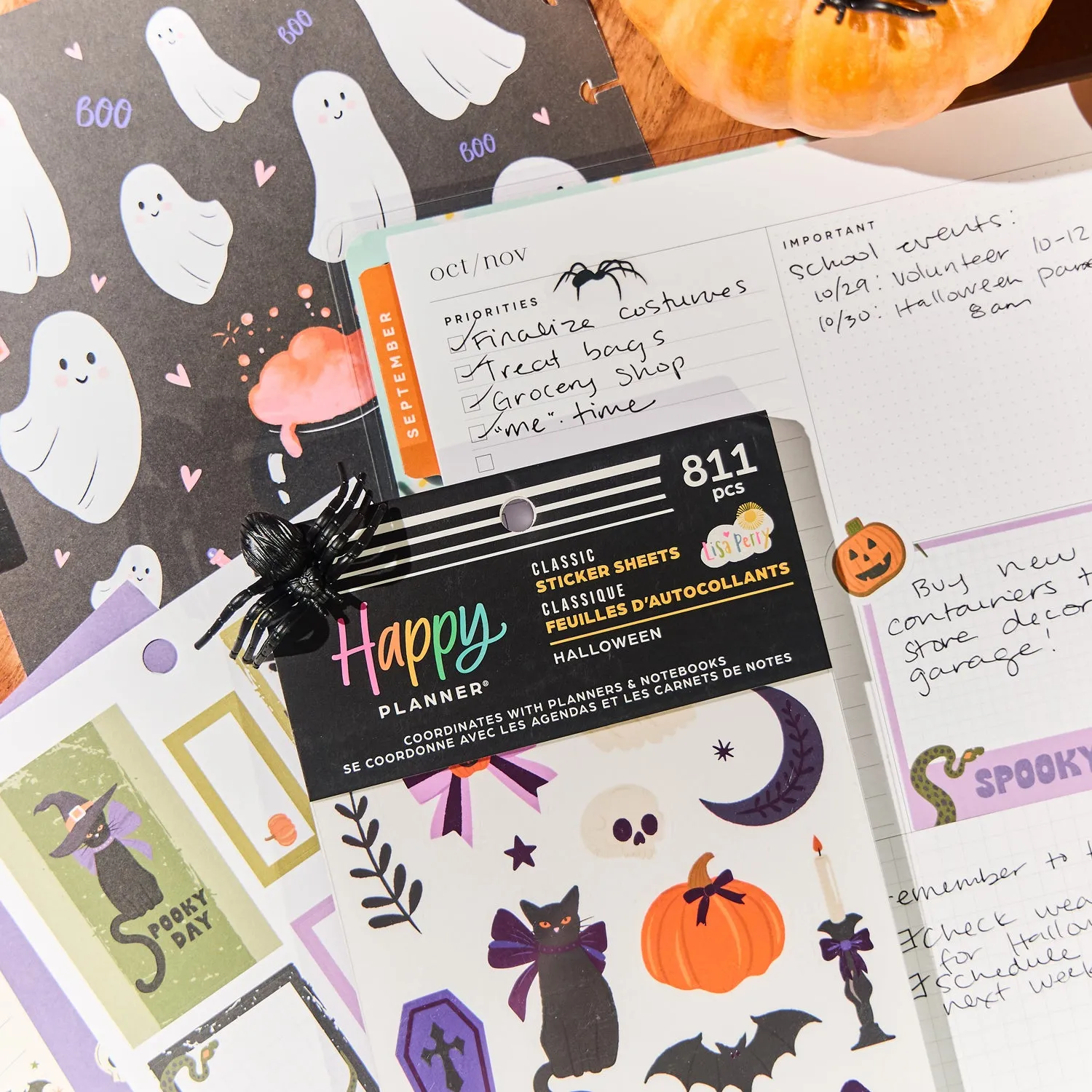 Happy Planner Halloween Vibes stickers value pack 811