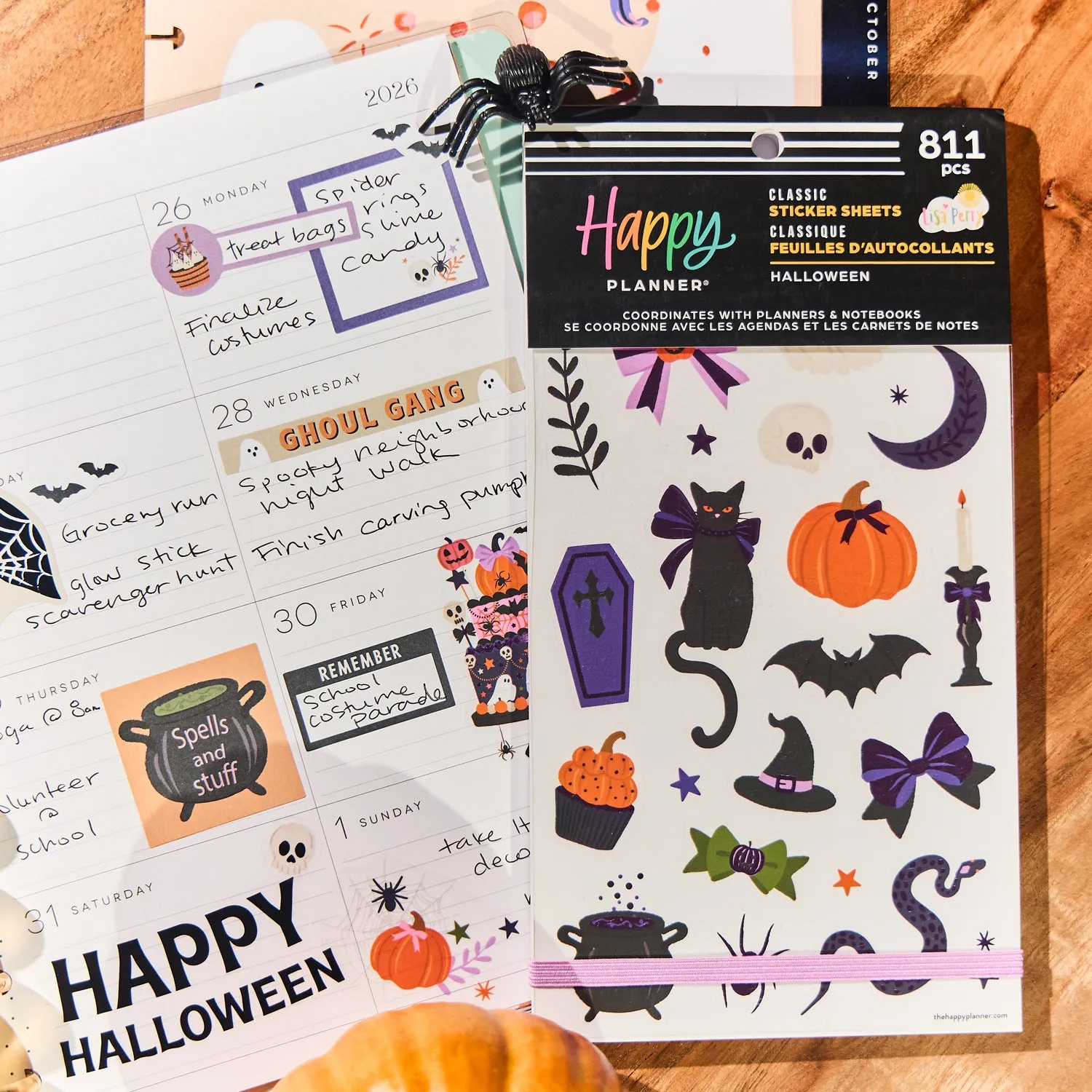 Happy Planner Halloween Vibes stickers value pack 811