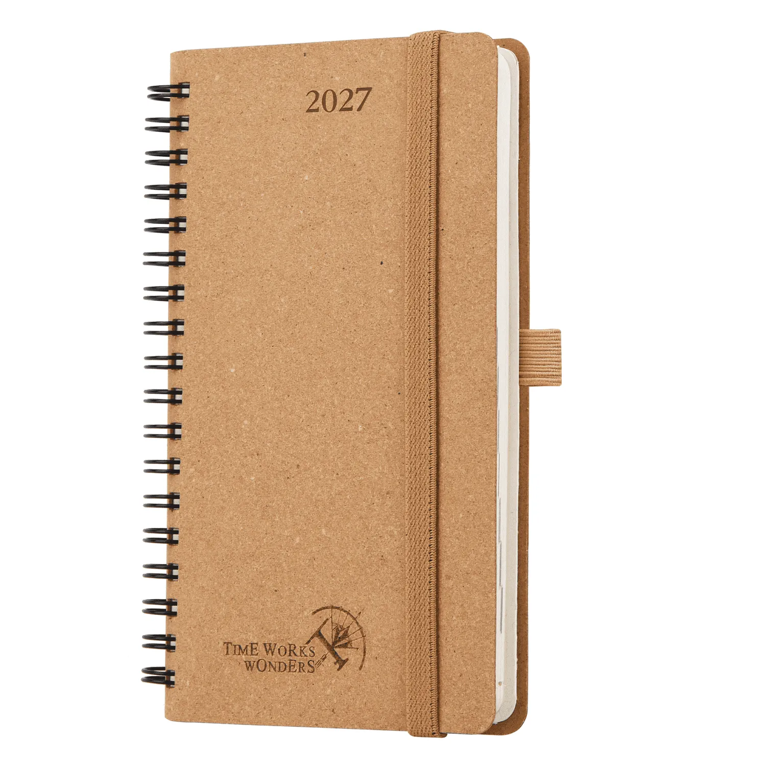 Poprun WERTP7-27 agenda 2027 poche recyclé rigide