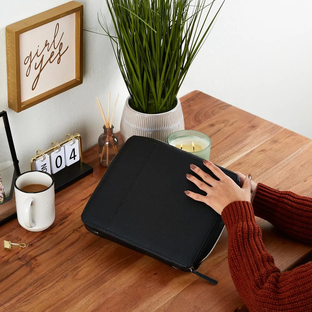 Happy Planner Black & Blush pochette zippée Classic